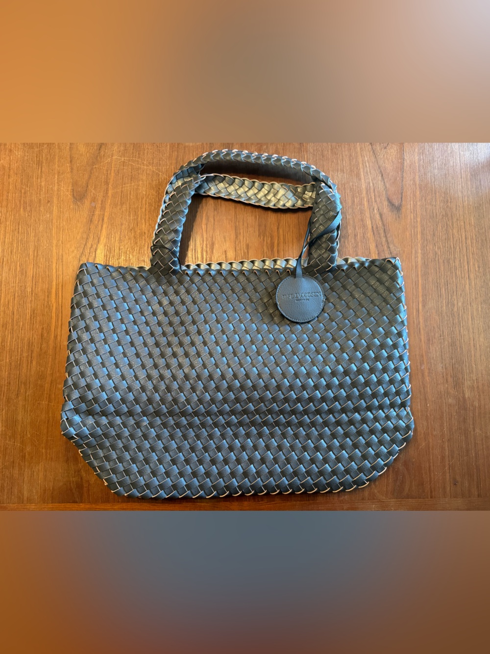 Ilse Jacobsen Hornbæk woven bag tag (Style no. BAG08